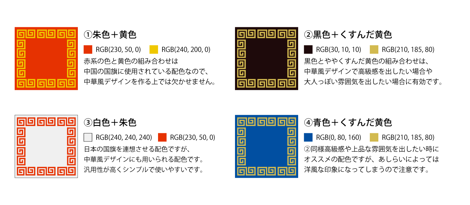 配色について