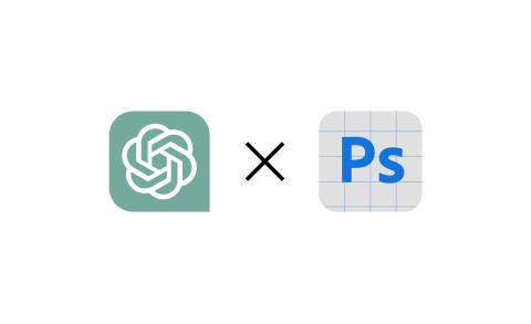 ChatGPTとPhotoshop (Beta版)のロゴ