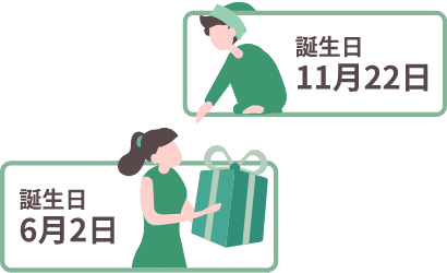 簡単プロフィール送信